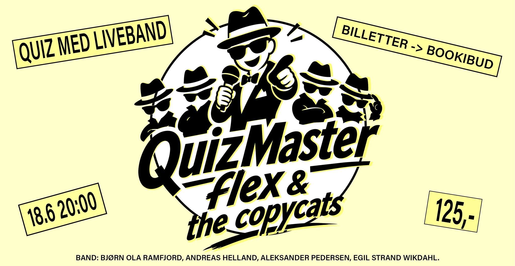 Quizmaster Flex & The Copycats logo